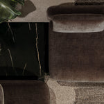 Szezlong Overlap Taupe Prawy