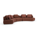 Narożnik Sasso – trzyczęściowa zakrzywiona sofa | Saffron, UPH-426-SEC2-A