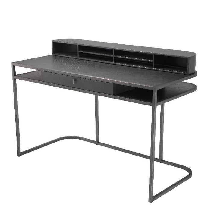 Węglowoszary dębowy fornir