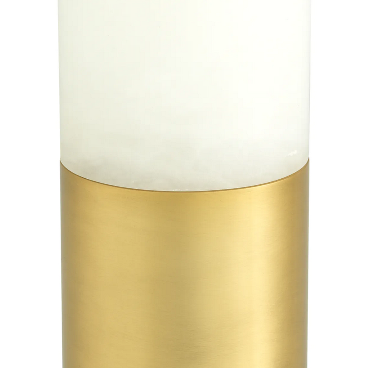 Antique brass finish | alabaster | black marble