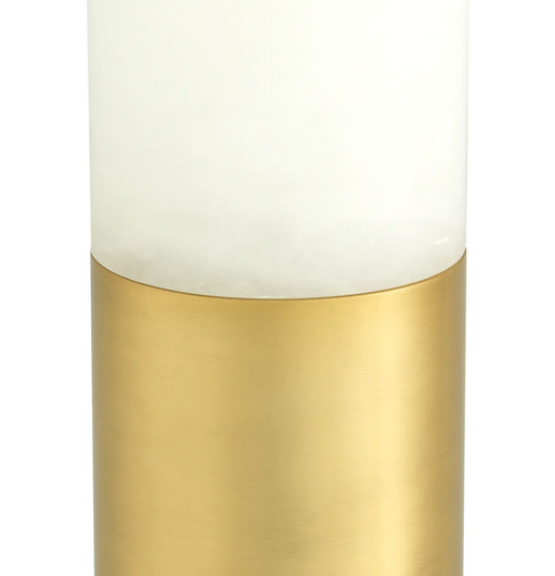 Antique brass finish | alabaster | black marble