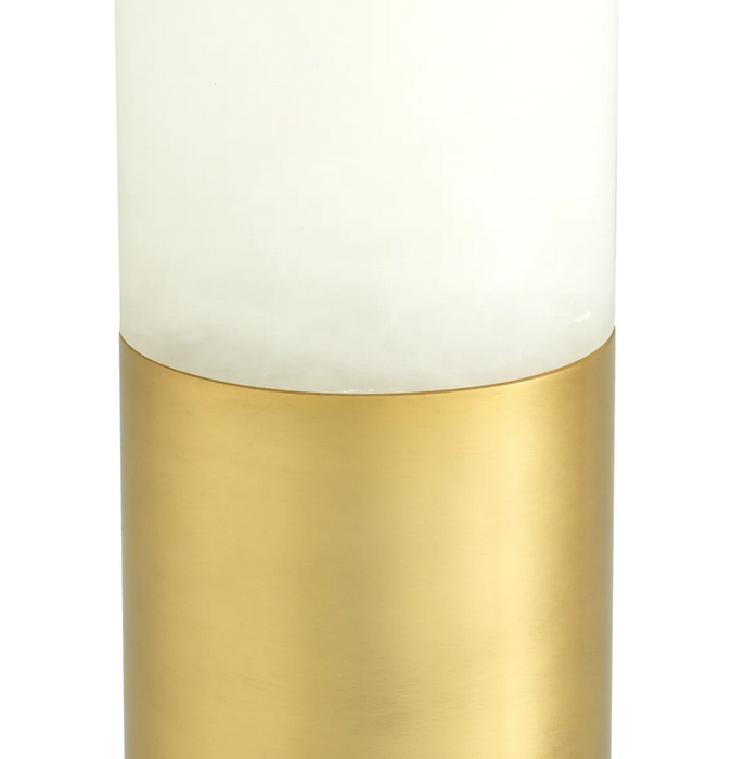 Antique brass finish | alabaster | black marble