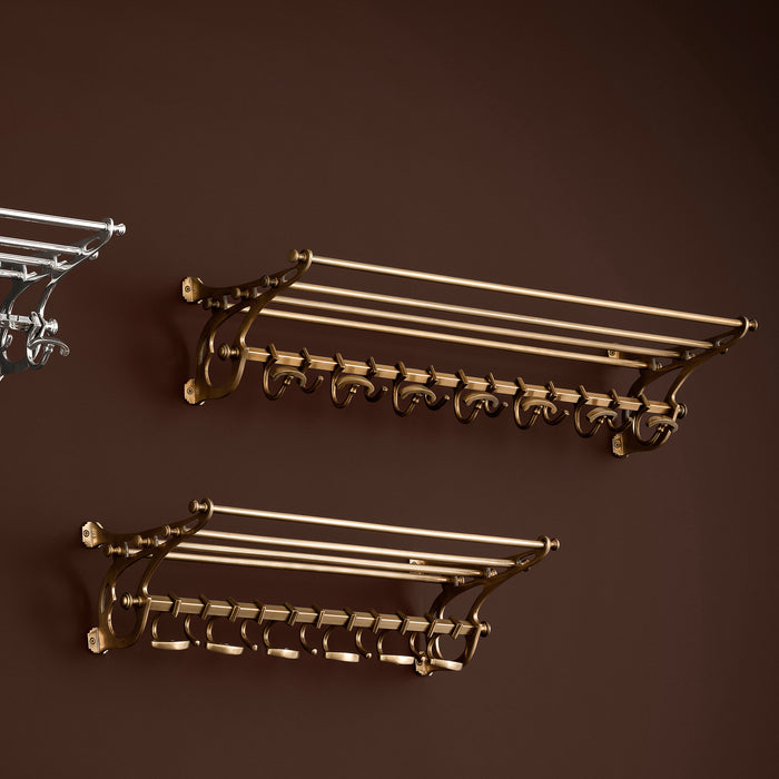 Wieszak Eichholtz Hudson, 97 cm, postarzane mosiężne wykończenie