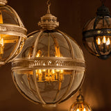 Eichholtz Residential hanging lantern, antique brass finish, ø 43cm