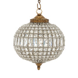 Eichholtz Kasbah Oval Chandelier, S, antique brass finish