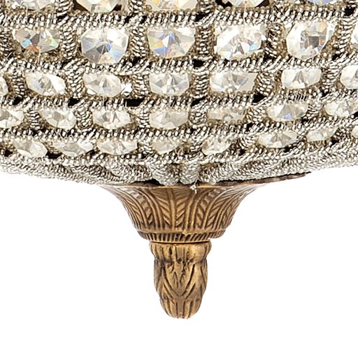 Żyrandol Eichholtz Kasbah Oval, M, postarzane mosiężne wykończenie