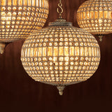 Eichholtz Kasbah Oval Chandelier, M, antique brass finish