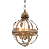 Lampa wisząca Eichholtz Residential, postarzane mosiężne wykończenie, ø 30 cm