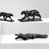 Figurka Jaguar Art Deco, brąz