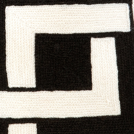 Eichholtz Blakes Cojín, blanco y negro, 50 x 50 cm