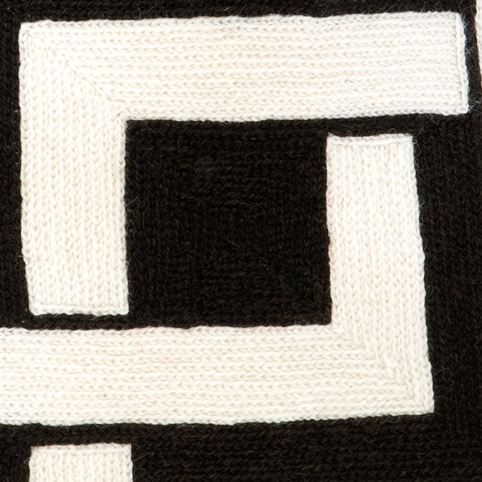 Eichholtz Blakes Cojín, blanco y negro, 50 x 50 cm