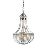 Lampa wisząca Eichholtz Capitol Hill, niklowane wykończenie, ø 42 cm