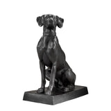 Figurka Dogs Pointer & Hound, postarzane wykończenie w brązie, zestaw 2 szt.
