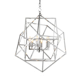 Lampa wisząca Eichholtz Matrix, niklowane wykończenie
