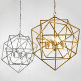 Lampa wisząca Eichholtz Matrix, niklowane wykończenie