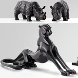 Figurka Cheetah, wykończenie w brązie z refleksami