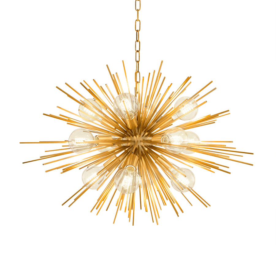 Chandelier Eichholtz Boivin, matt brass finish