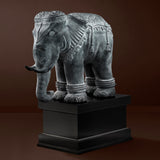 Figurka Elephant, XL, cynkowane wykończenie