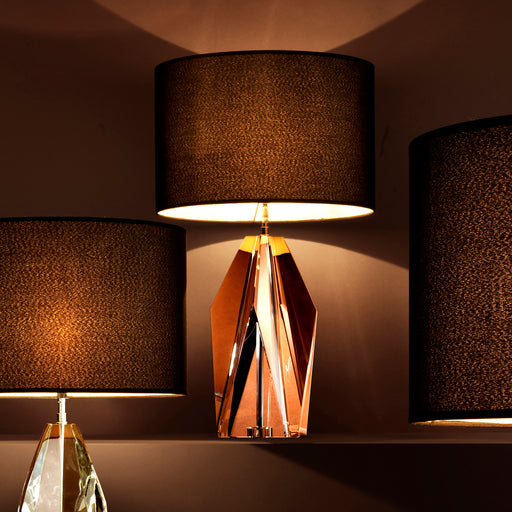 Lámpara de mesa Eichholtz Setai, incluye pantalla