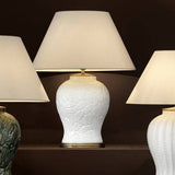 Lampa stołowa Eichholtz Cyprus, zawiera klosz