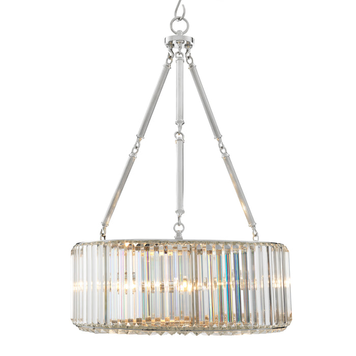 Żyrandol Eichholtz Infinity, niklowane wykończenie