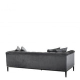 Sofa Eichholtz Cesare, granitowo szara