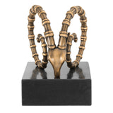 Ogranicznik Eichholtz Ibex, mosiężne wykończenie vintage, zestaw 2 szt.