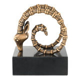 Ogranicznik Eichholtz Ibex, mosiężne wykończenie vintage, zestaw 2 szt.