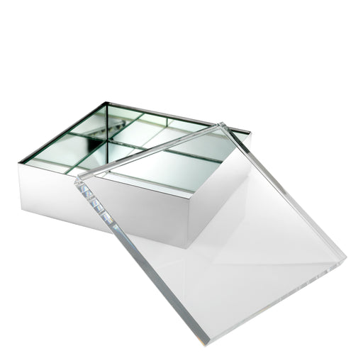 Szkatuła Eichholtz Brook, niklowane wykończenie