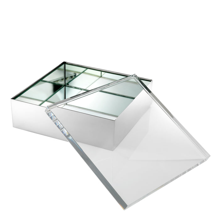 Szkatuła Eichholtz Brook, niklowane wykończenie