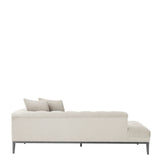 Sofa Eichholtz Cesare, prawa, krzemowo szara