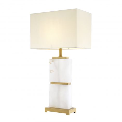 Eichholtz Robbins Table Lamp, antiqued brass finish