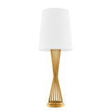 Lampa stołowa Eichholtz Holmes, złote wykończenie, zawiera klosz