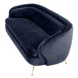 Sofa Eichholtz Orion tkanina Savona midnight blue velvet