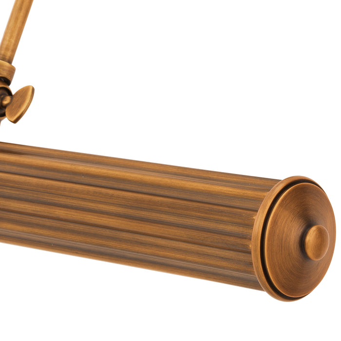 Lámpara de pared Eichholtz Luca, acabado en latón envejecido