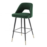 Hoker Eichholtz Avorio, aksamit w kolorze roche green