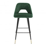 Hoker Eichholtz Avorio, aksamit w kolorze roche green