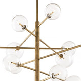 Chandelier Eichholtz Argento, L, antique brass finish