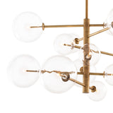 Eichholtz Argento Chandelier, S, aged brass finish