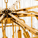 Eichholtz Riveria Chandelier, gold finish