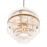 Eichholtz East Chandelier, antique brass finish