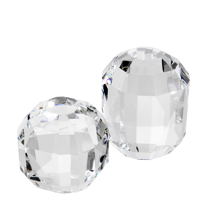 Figurka Trace, szkło kryształowe, zestaw 2szt., (S+L)