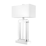 Lampa stołowa Eichholtz Arlington Crystal, zawiera klosz