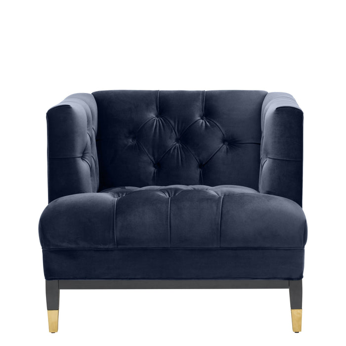 Savona midnight blue velvet