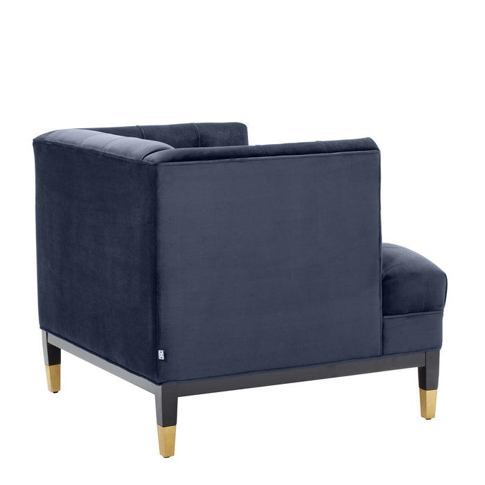 Savona midnight blue velvet