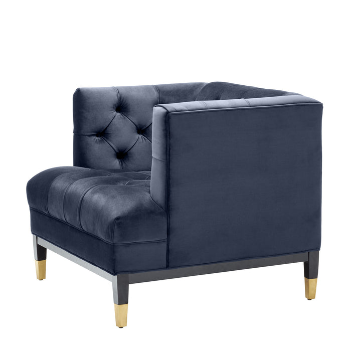 Savona midnight blue velvet