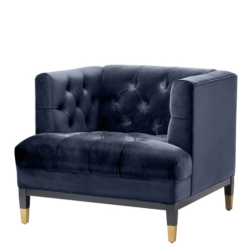 Savona midnight blue velvet