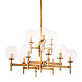 Chandelier Eichholtz Jade, L, antique brass finish