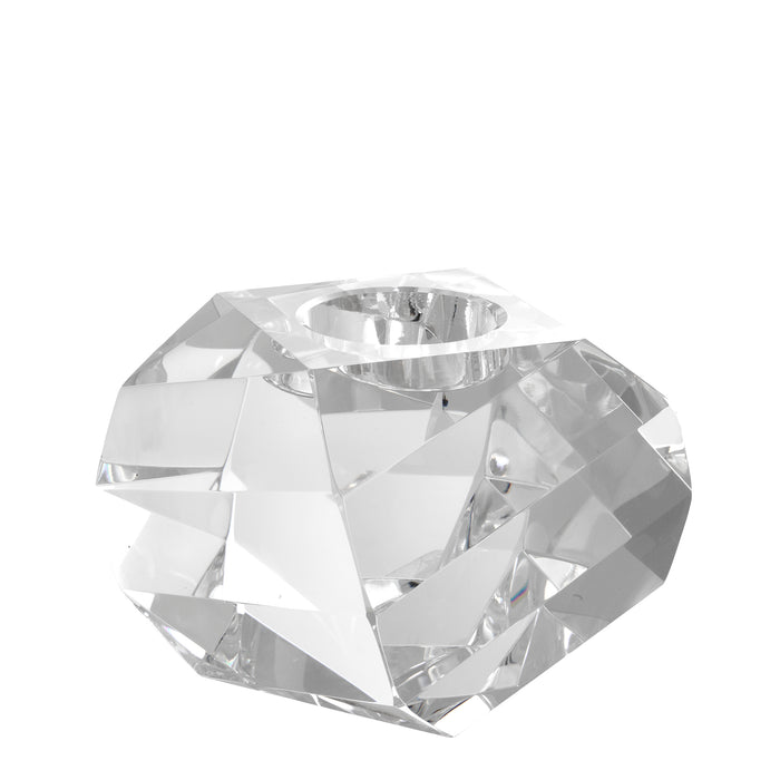 Świecznik na tealighty Eichholtz Lucidity, szkło kryształowe