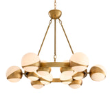 Eichholtz Piazetta Chandelier, antique brass finish